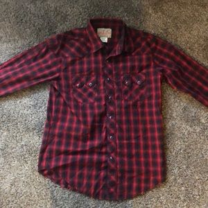 Wrangler Red & black flannel (M) men’s